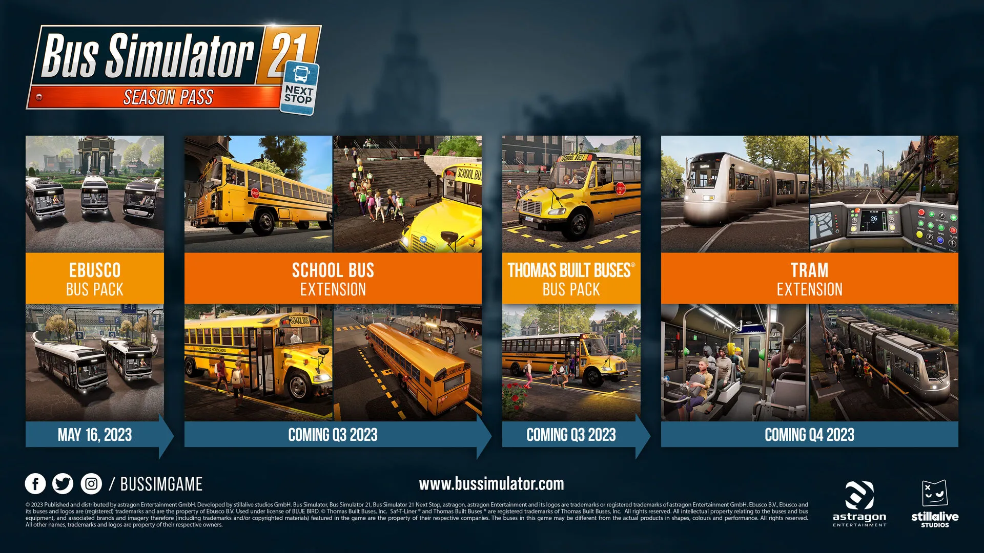 Bus Simulator 21 Next Stop – Season Pass (PC Steam Key / Global)