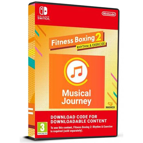 Digital Buy Switch Europe Musical Nintendo Boxing Cd Fitness Journey 2: Key