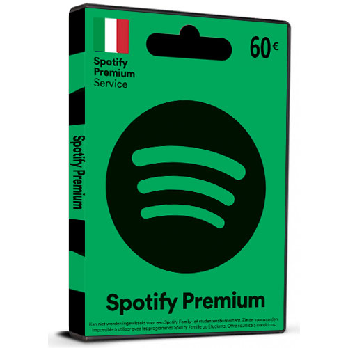 buy Spotify IT 60 EUR (Italy) Key Card